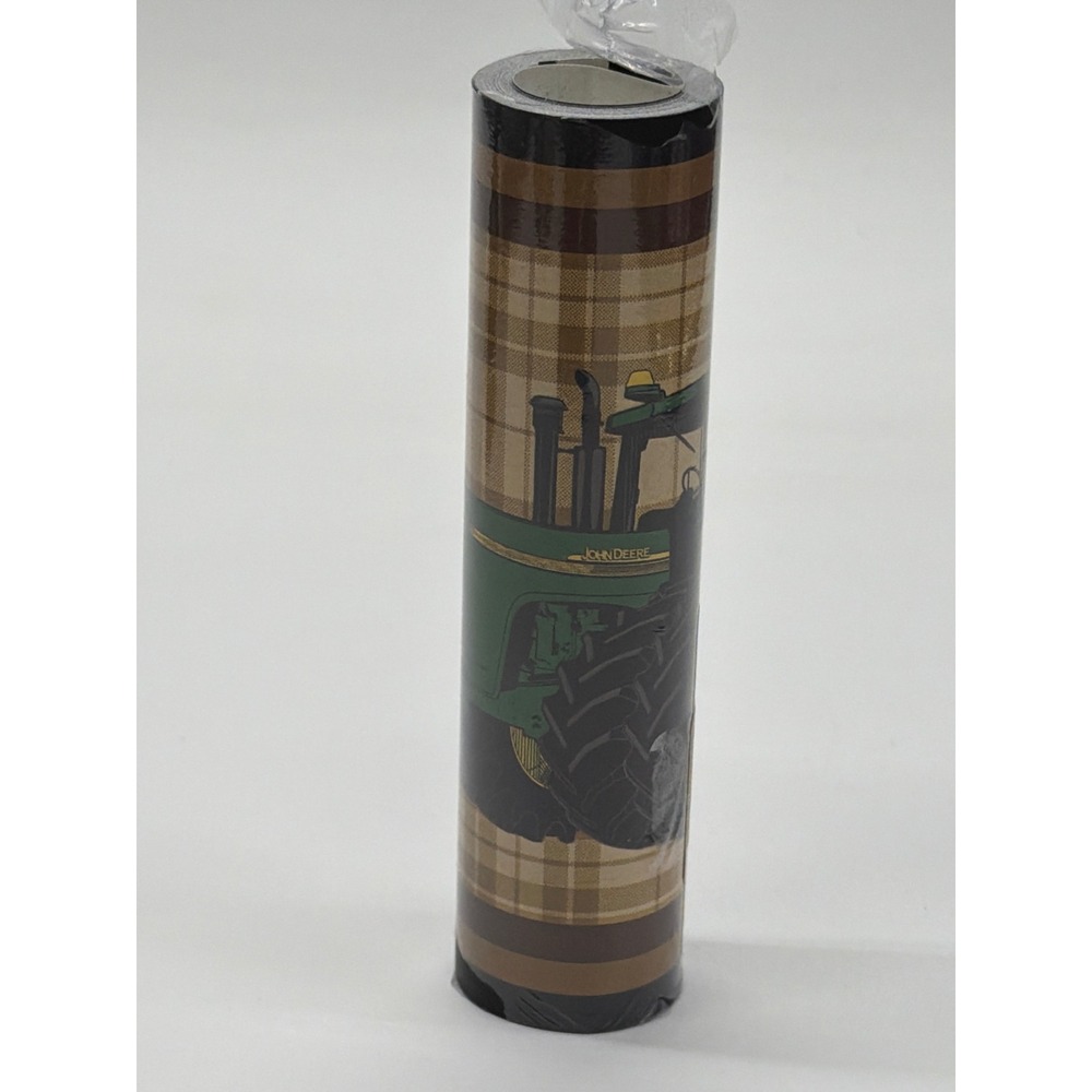 John Deere Tractors and Plaid Wall Border 12ft‎ x 6in 03-61121 New Sealed